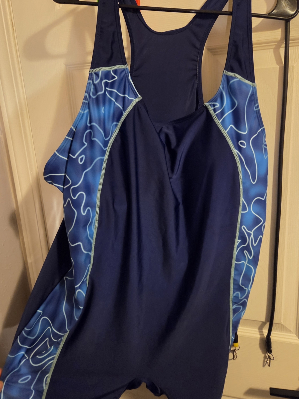 Navy Blue One-Piece Gender Neutral Swim Wear